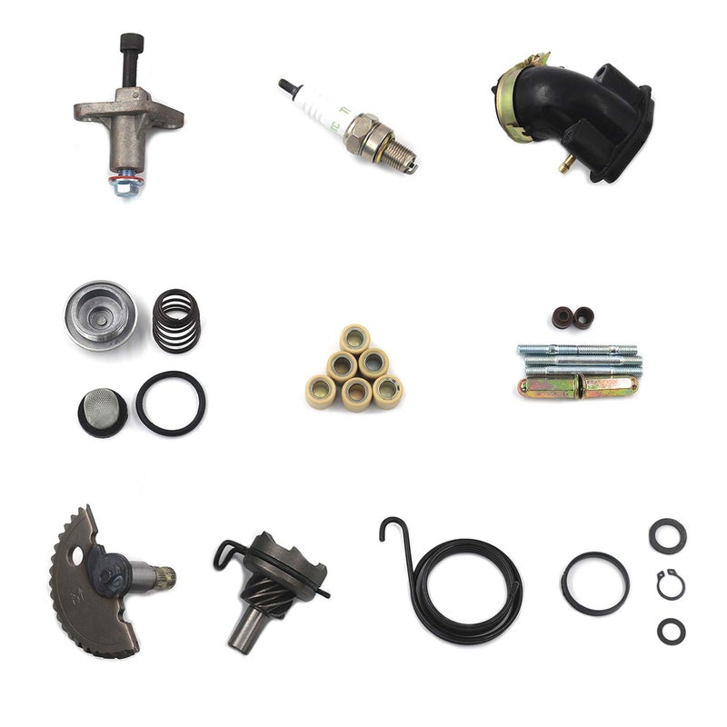 TRKIMAL GY6 Cylinder Rebuild Kits Trkimal 47mm 80cc Big Bore Upgrade Kits for 49cc 50cc 139QMB Engines 69mm Valve scooter moped parts, GY6 Engine parts(69mm Valve Length) - Image 4